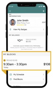 Sign up for RoadieXD Blocks